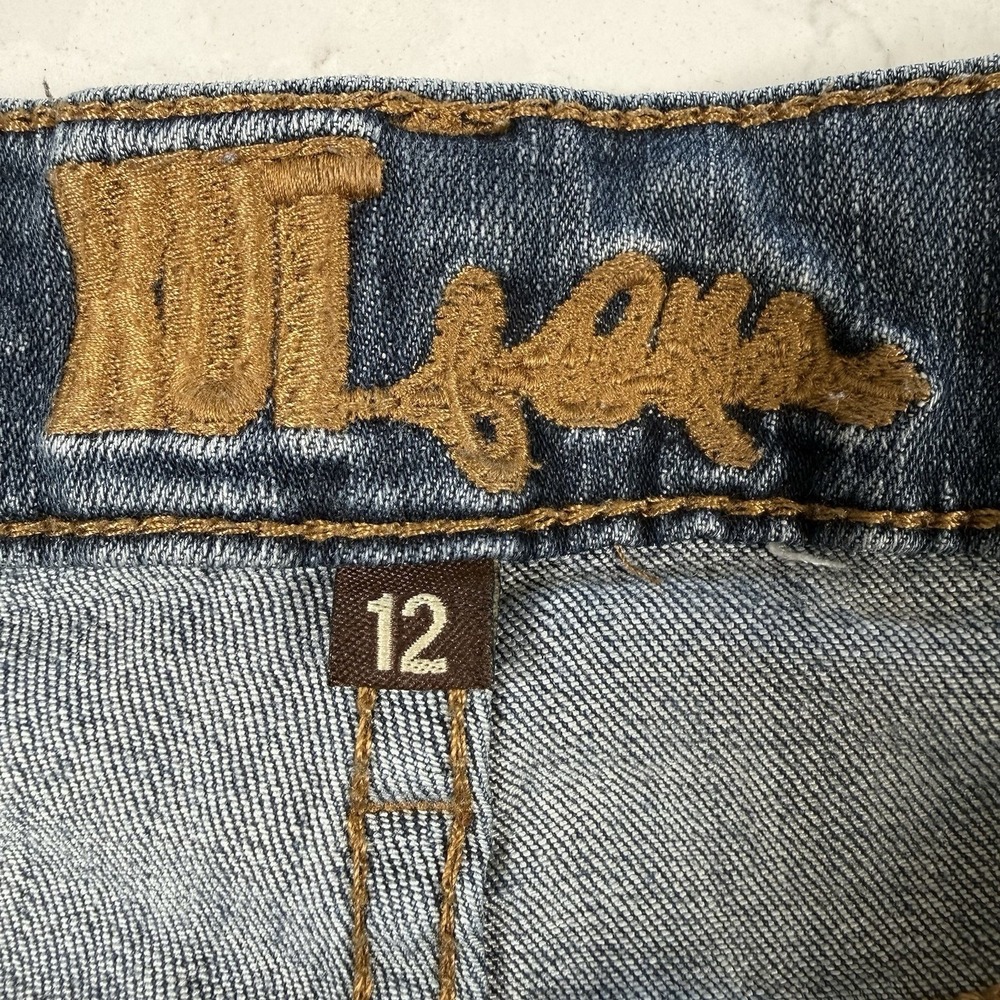 Kut from the Kloth Catherine Boyfriend Jeans Blue Med Wash Mid Rise Stretch 12 - Picture 7 of 13